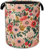 Vintage Flowers Laundry Hamper by Unknown