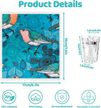 6 Pack Swedish Dishcloths for Kitchen, Swedish Rags Absorbent Retro Bird Dish - Image 2