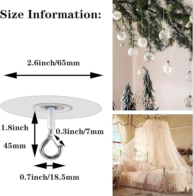 Adhesive Ceiling Hook - Image 8