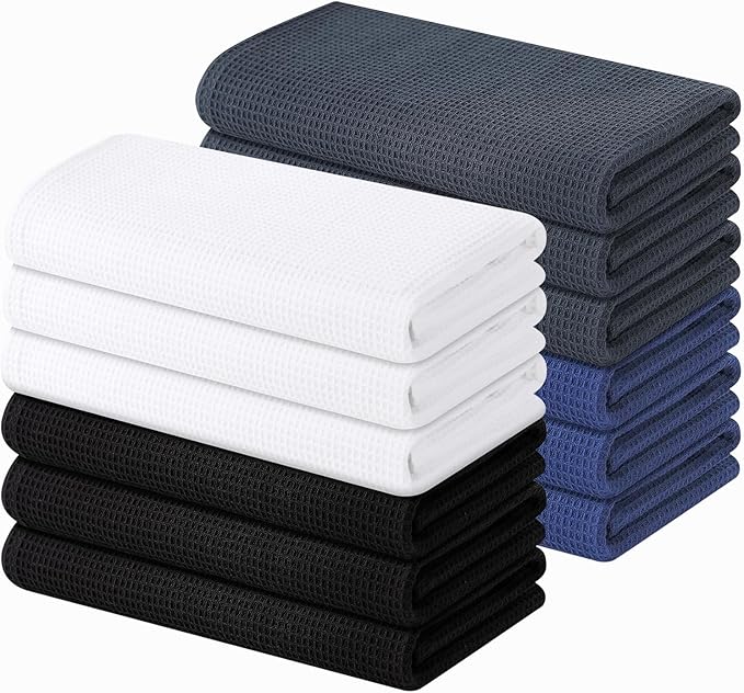 Homaxy 100% Cotton Waffle Weave Kitchen Towels by Homaxy