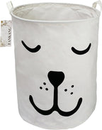 FANKANG Storage Basket, Nursery Hamper Canvas Laundry Basket Foldable by FANKANGStorageBasket