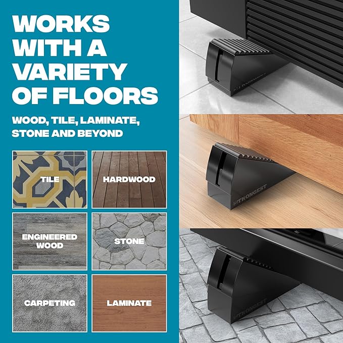Strongest Home 10 Pack XL Adjustable Door Stopper - Image 6