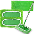 3 Pack Reusable Microfiber Mop Pads Compatible by GreatHomeCleaningHelper