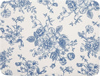 Vintage Blue Floral Dish Drying Mat by Kawani