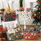 4 Pack Christmas Storage Bin Collapsible Large Christmas Storage Baskets - Image 7