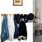 WEBI Coat Rack Wall Mounted, 10 Hooks, Peg Rail Hat Hooks - Image 6