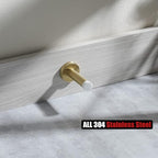 JQK Door Stopper Gold, 304 Stainless Steel Thicken 1mm Sound Dampening Door - Image 4
