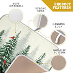 Winter Green Pine Tree Dish Drying Mat - Image 4