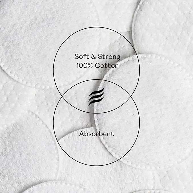 Swisspers Premium Exfoliating Cotton Rounds – – 100% Pure Cotton, Dual-Sided - Image 9