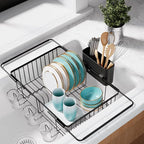 Dish Drying Rack in Sink by Sakugi