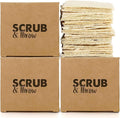 Scrub & Throw Natural Loofah Sponges, Non-Scratch Kitchen Sponges, by ScrubThrow