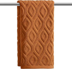 Artoid Mode 1 Pc Caramel 3D Diamond Grid Jacquard Hand Towels by ArtoidMode