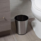 Bath Bliss 5 Liter Small Wastebasket | Round Open Top | Trash Can | Bathroom | - Image 2