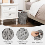 GRANNY SAYS Woven Waste Basket, Wicker Waste Basket - Image 3