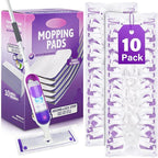 Mop Pads Refills for Swiffer Power Mop: 10 Pcs Wet Dry Disposable Pad for by Ehadoo