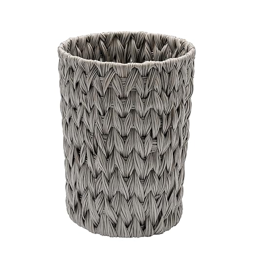 GRANNY SAYS Small Wicker Trash Can, 2 Gallon Bathroom Waste Basket, Small by GRANNYSAYS