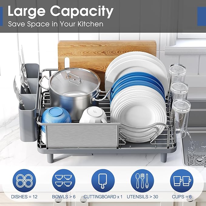 Stainless Steel Dish Drying Rack - Image 2