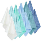 Syhood 12 Pieces Face Wash Cloth 12 x 12 in Makeup Remover Cloths Towel Coral by Syhood