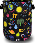 Funny Laundry Basket Oxford Cloth Foldable Geometry Pattern Laundry Hamper by Unknown