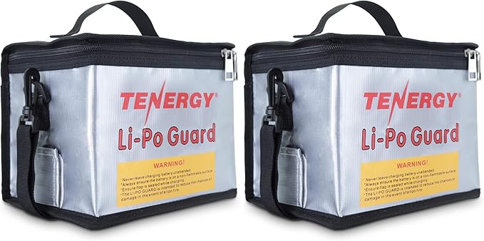 Tenergy Fire Retardant Lipo Zipper Bag by Tenergy