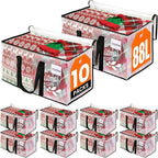 Clear Heavy Duty Extra Large Moving Bags, Reinforced Handle & Double Zipper by RoomHacks