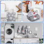 3 Pcs Winter Hand Towels for Bathroom Snowflake Snowman Embroidered Bathroom - Image 5