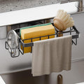 TAILI Sponge Holder with Strong Suction Cup, 4-in-1 Rustproof Sink Organizer by TAILI