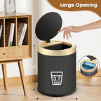 Automatic Bathroom Trash Cans Touchless, 3.7 Gallon Modern Motion Sensor Trash - Image 3