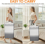 4 Pack Large Laundry Baskets, Laundry Hampers, Freestanding Waterproof - Image 6