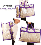 SGHUO Clear Storage Bags 60L Extra Large Plastic Vinyl Blanket Storage Bag - Image 5