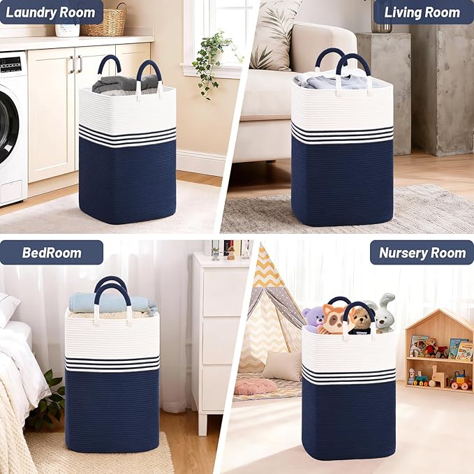 Laundry Basket Hamper, Blanket Storage, Dirty Clothes Hamper - Image 9