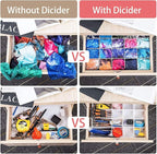 40Pcs Drawer Dividers, Adjustable Drawer Organizer - Image 5