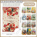 12 Pcs Seasonal Kitchen Towels Set - Image 2