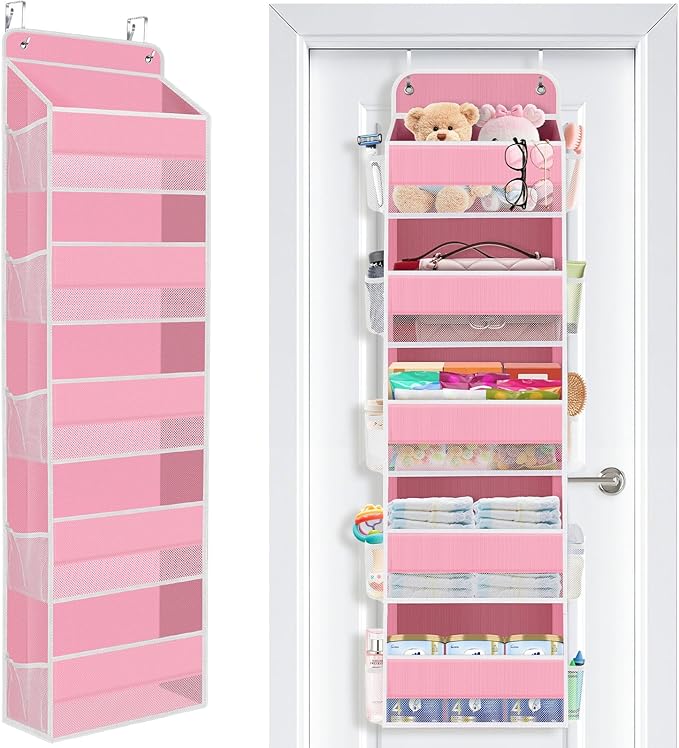 SpaceWhisper Over the Door Organizer, 5 Large Pocket Hanging Storage Organizer by Unknown