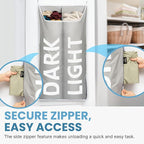 Hanging Laundry Hamper Bag XL 40x22", Space Saving over the Door Storage Bags - Image 3