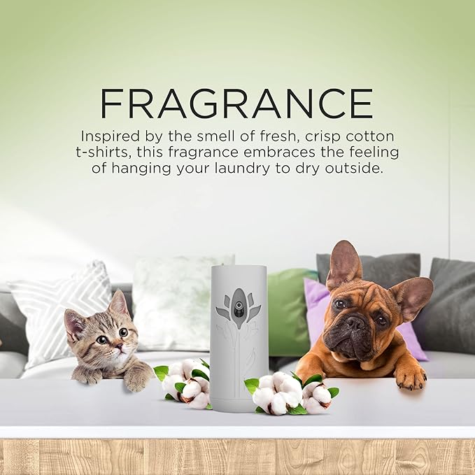 Air Wick Automatic Spray Starter Kit Fresh New Day Pet Fresh Cotton, Air - Image 3