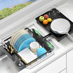 LEMIKKLE Roll Up Dish Drying Rack, Over The Sink Dish Drainer Rack, Foldable by LemikkleDirect