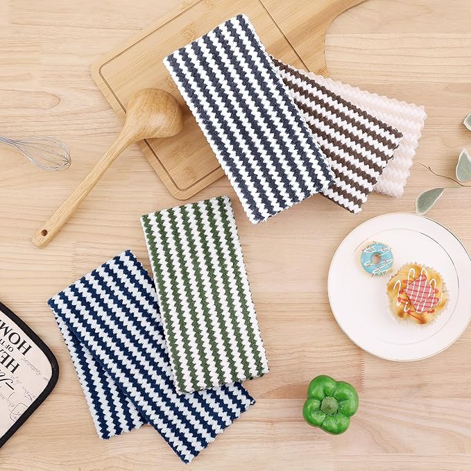 Homaxy Kitchen Towels, Ultra Soft and Absorbent Dish Towels, Reusable Fast - Image 8