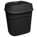 Bath Bliss 2 Pack Sailor Knot Swing Top Waste Bin | Dimensions: 11.22" x 8.27" - Image 5