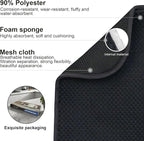 Black Dish Drying Mat XXL 17”x24” – Absorbent Kitchen Drying Mat - Image 4