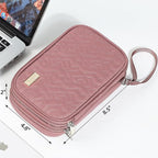 NISHEL Travel Cord Organizer Case, Double Layers Tech Electronic Case, Travel - Image 6