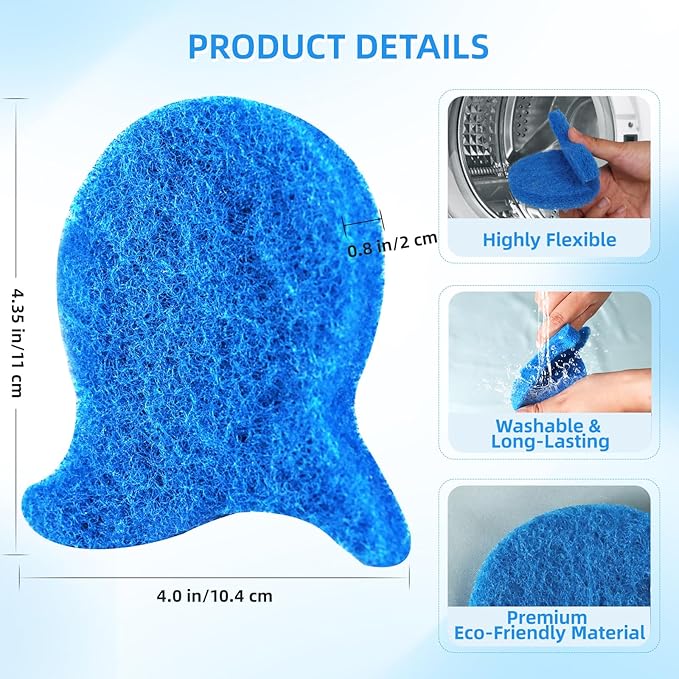 6 PCS Pet Hair Remover for Laundry – Effectively Removes Fur, Lint & Dander – - Image 5