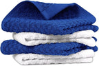 Infinitee Xclusives Premium Dish Cloth 100% Cotton 12 x 12 Inches |Pack of 4| by InfiniteeXclusives