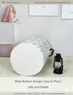 Round waterproof laundry basket, gift basket, suitable - Image 7