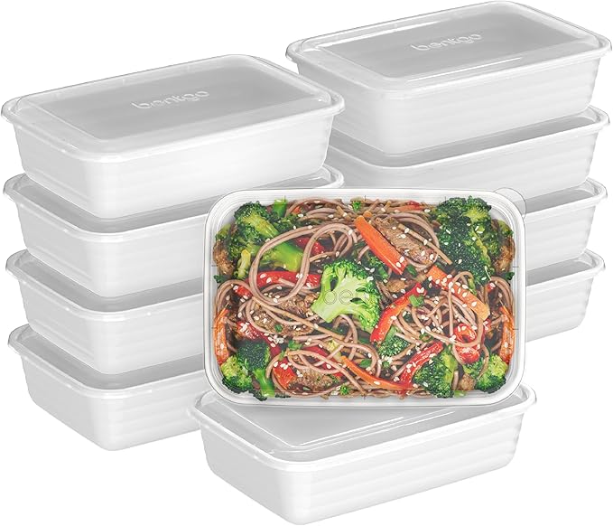 Bentgo 20-Piece Lightweight, Reusable BPA-Free 1-Compartment Containers by Bentgo