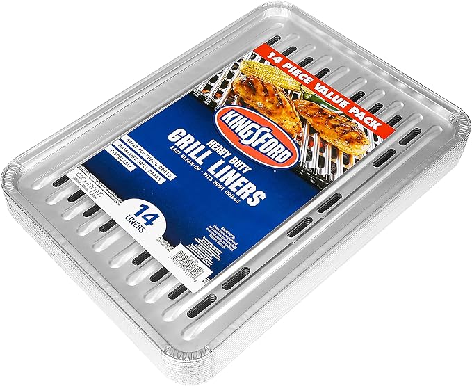 Kingsford Extra Tough Aluminum Grilling Foil Liners, 14ct | Foil Grill Liners - Image 2