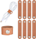10 PCS Leather Cable Organizers, Leather Travel Cords Storage Organizers Snap by Unknown