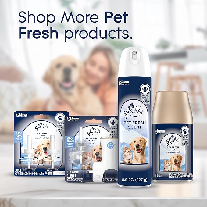 Glade Automatic Spray Refill Starter Kit, Pet Fresh Scent, Scented Air Freshener - Image 9