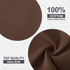 Kitinjoy 100% Cotton Kitchen Dish Cloths, 6 Pack Waffle Weave Ultra Soft - Image 7