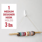 Command Medium Designer Hooks, 9 Hooks and 12 Strips, Damage-Free Hanging Wall - Image 5